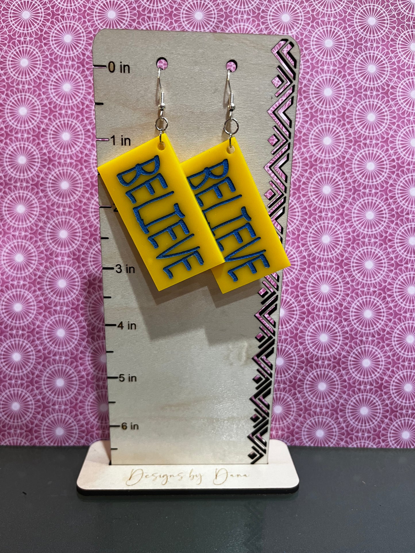 Large Ted Lasso inspired earrings