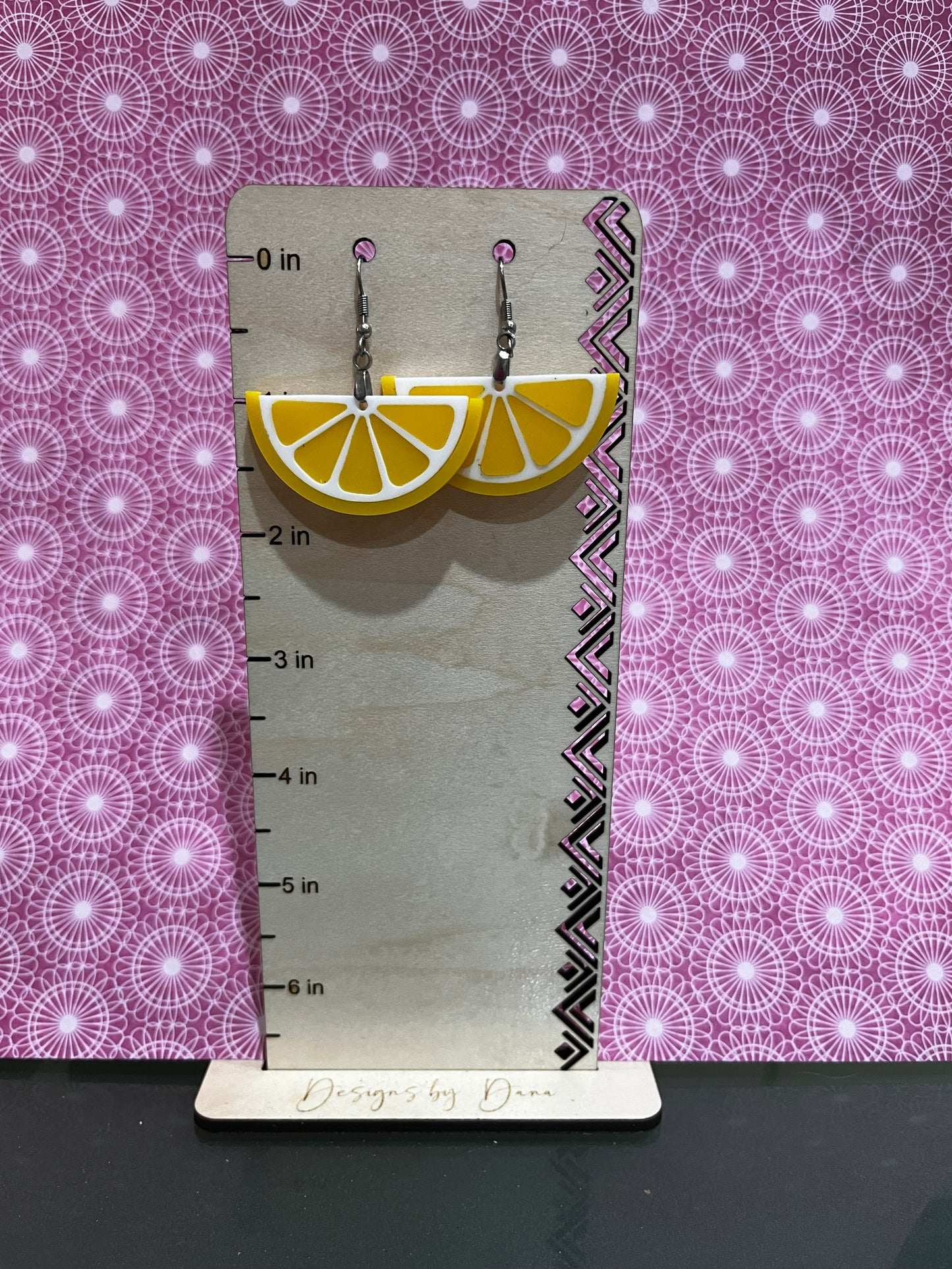 Summer lemon earrings