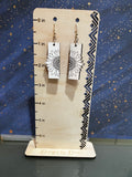 Sunflower bar earrings