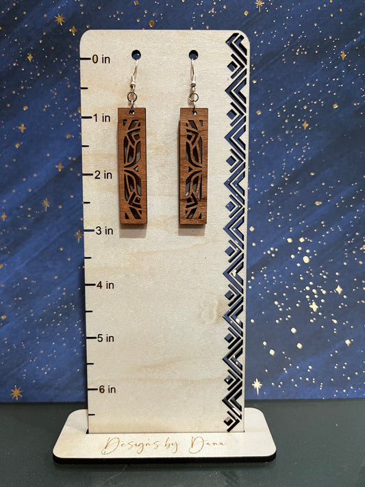 Tribal bar earrings- medium