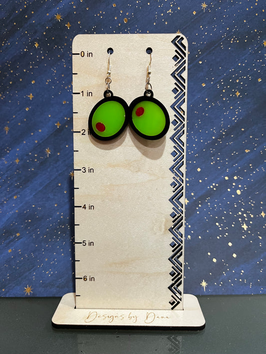 Olive earrings
