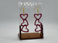 TripleHeart Acrylic Earrings