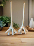 Coral-like candle holder