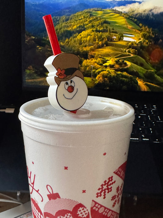 Snowman Straw buddy