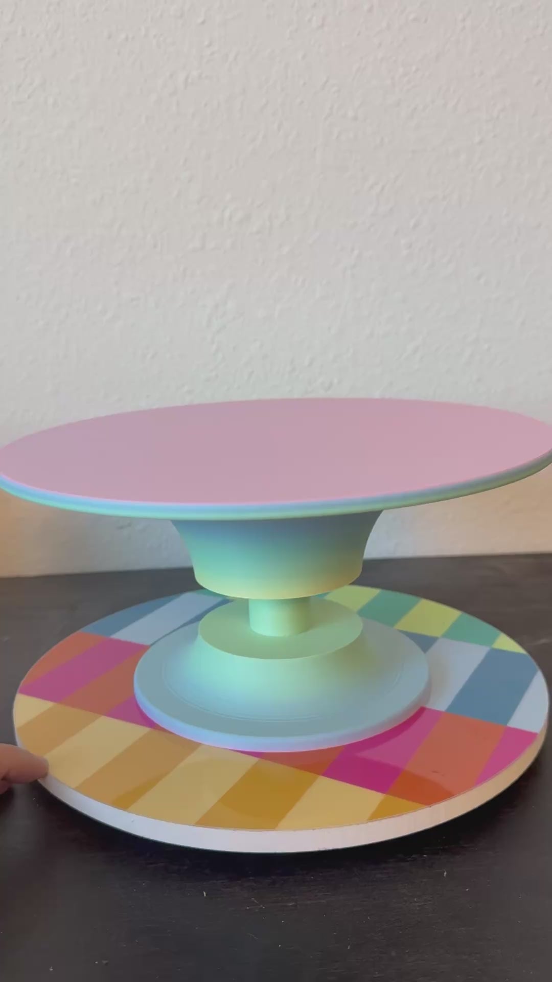 Rainbow Cake stand