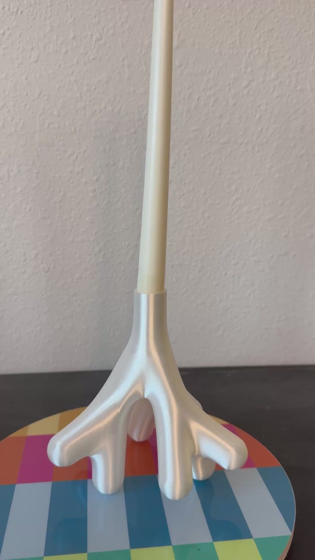 Coral-like candle holder