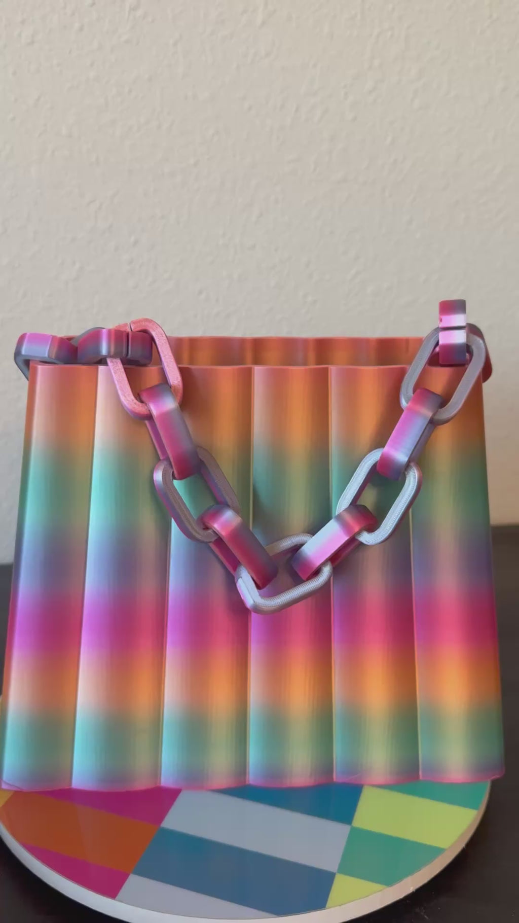 3d Printed Purse with chain strap